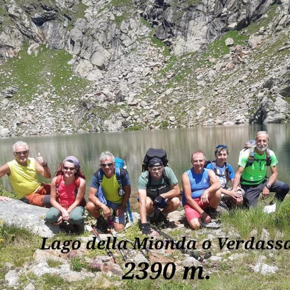 Lago della Mionda. Gita sociale CAI, 3 luglio 2022. (Foto di Emilio Cardamone)