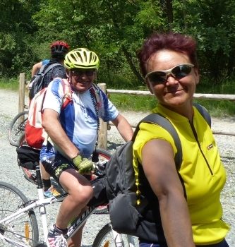 Gita sociale in bicicletta, a Lanzo. 12/06/2016