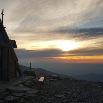 Alba sulla pianura dal Rifugio Quintino Sella (Monviso). 04/08/2025 (Foto di Marco Mantoan)