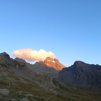 Il Monviso visto dal Refuge du Viso. 1 agosto 2025 (Foto di Gianpiero Oberto)