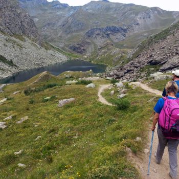 Scendendo al Lago Chiaretto, Monviso. 04/08/2025 (Foto di Gianpiero Oberto)