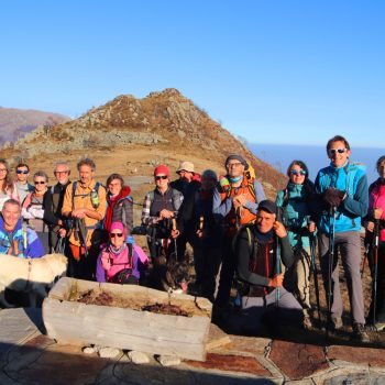 Sul Colle Pian dei Muli, gita sociale al Monte Gregorio, Valchiusella, 9/11/2025 (Foto di Andrea Miola)