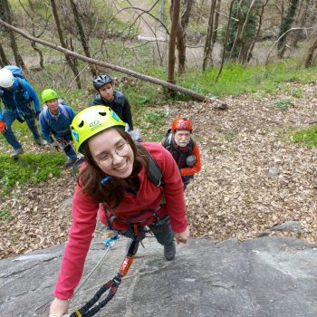 Via ferrata “La Ruceia” a Condove. 21 marzo 2026 (Foto di Gianpiero Oberto).