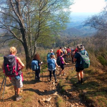 Ultima ripida discesa. Gita sul Monte Calvo, Pasquetta 6 aprile 2026.