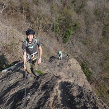 Via ferrata “La Ruceia” a Condove. 21 marzo 2026 (Foto di Beppe Martino).