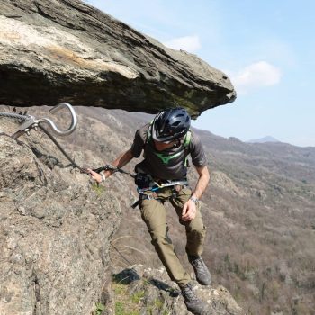 Via ferrata “La Ruceia” a Condove. 21 marzo 2026 (Foto di Beppe Martino).