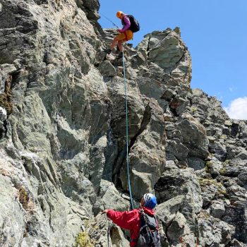 Gita sociale di arrampicata al Grand Tournalin, punta nord. 19/07/2026 (Foto di Michele Tedesco).