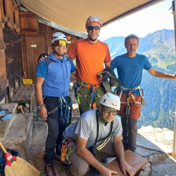 Via Ferrata al Bivacco Borelli-Pivano. 12/07/2026 (Foto di Gianpiero Oberto).