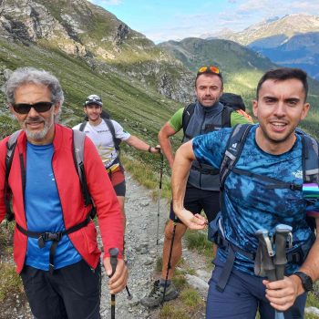 Gita sociale di arrampicata al Grand Tournalin, punta nord. 19/07/2026 (Foto di Gianpiero Oberto).