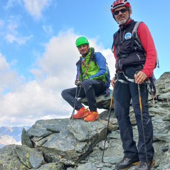 Gita sociale di arrampicata al Grand Tournalin, punta nord. 19/07/2026 (Foto di Gianpiero Oberto).