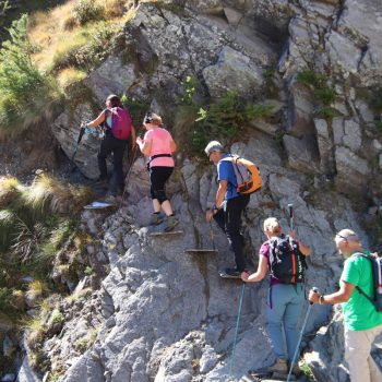 Salendo al Lago Lavodilec (Val Clavalitè), 27/09/2026 (F. Andrea Miola).